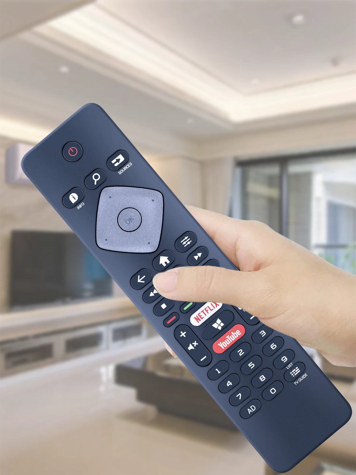Replacement Remote Control For Philips TV BRC0884306/01 398GR10BEPHN0037BC