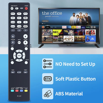 RC-1167 Remote Control For Denon AV Receiver AVR-E400 AVR-X2000 AVR-1913