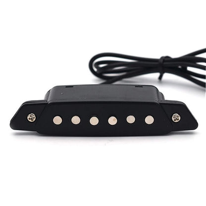 Acoustic Guitar Soundhole Magnetic Pickup Humbucker Passive With Power Jack A