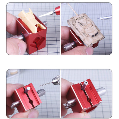 Adjustable Aluminum Alloy Mini Vise for Gundam Model Military Hobby Tool A