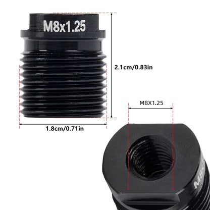 Car Gear Shift Knob Thread Converter Set for DIY Projects and Auto Workshops