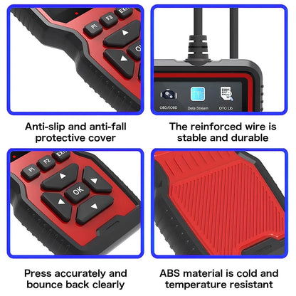 BESULEN Car OBD2 Scanner, V519 Auto Code Reader, 2.6*1.7*0.6in, Black