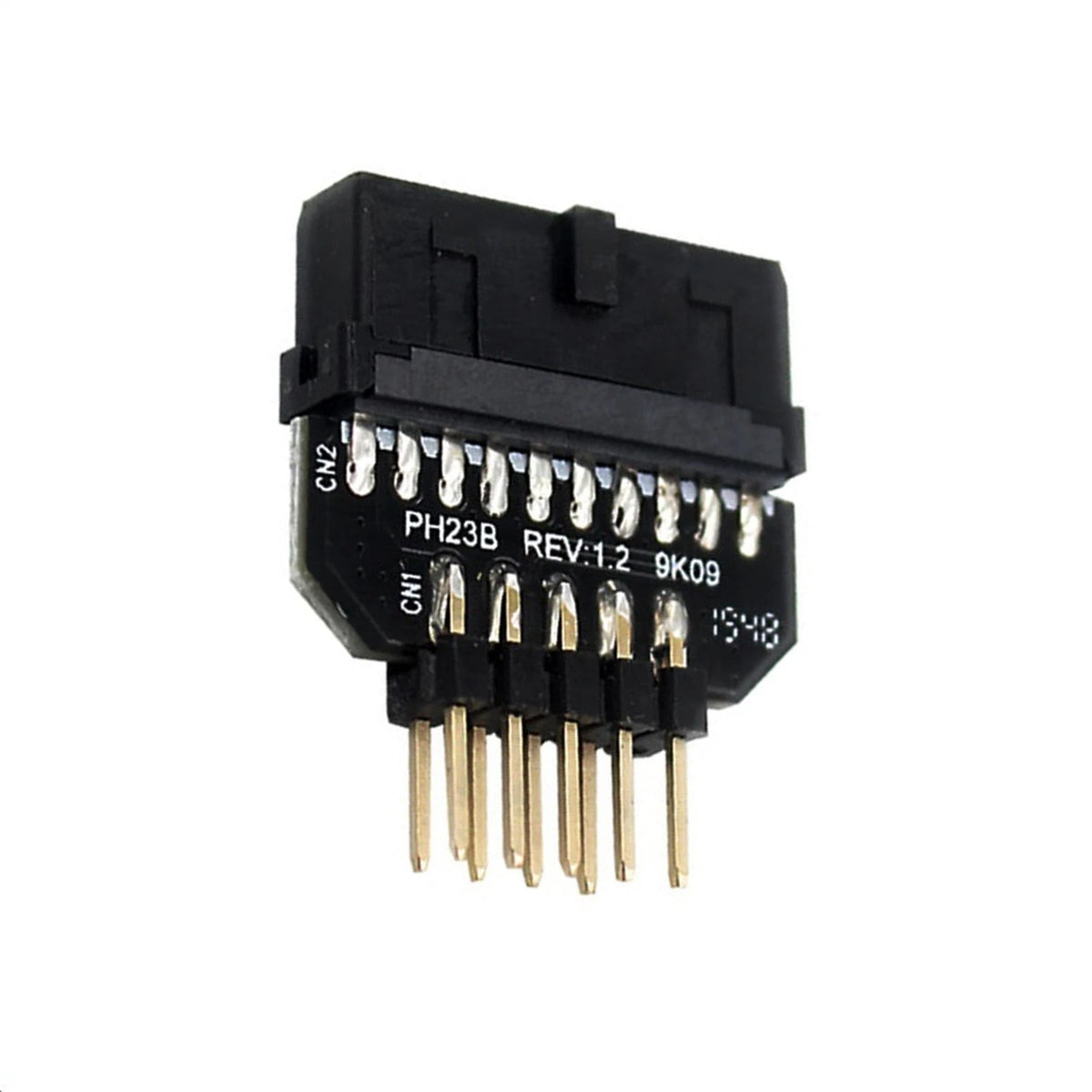 Black Panel Plug-in Adapter Computer Motherboard USB3.0 20pin To USB2.0 9pin,