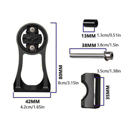 Bike Stem Extension Mount Holder Set For Garmin For Bryton For Cateye For GoPro