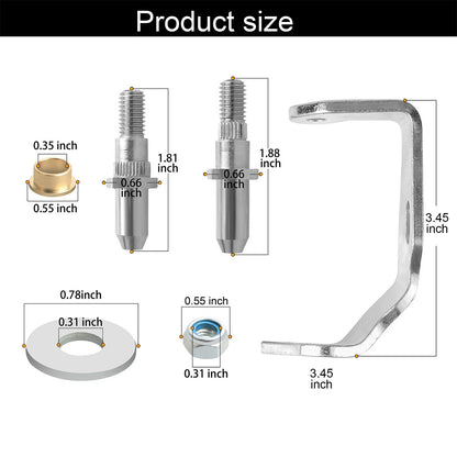 For Chevy Tahoe 2000-2006 Door Hinge Pin And Bushing Kit Front Passenger Side