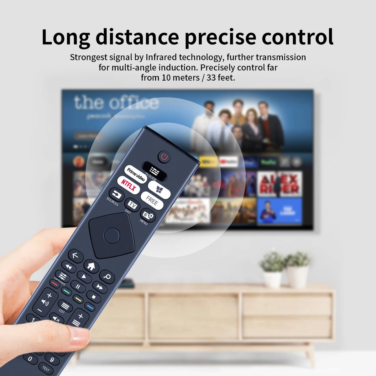 HR45B-GJ33 398GR10BEPHNEU67HR Remote Control For Philips TV