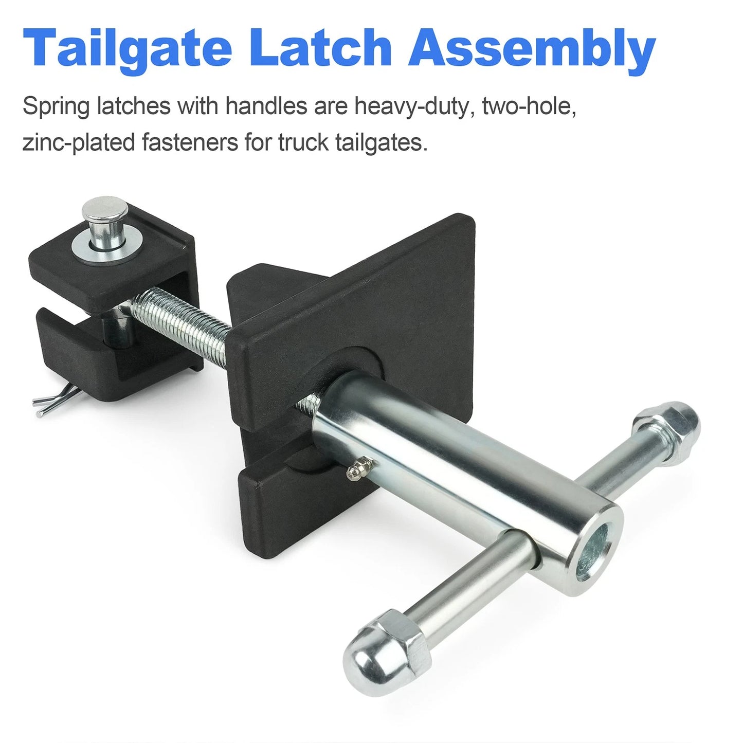Steel Tailgate Latch Assembly with Forged Steel Brackets, Replaces TGL3410ST