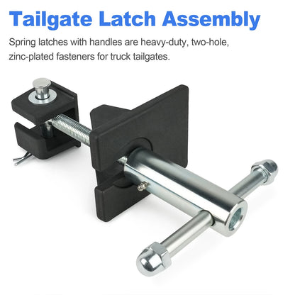 Steel Tailgate Latch Assembly with Forged Steel Brackets, Replaces TGL3410ST