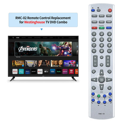 RMC-02 For Westinghouse LCD TV Remote Control SK-40H590D SK-26H590 SK-32H590