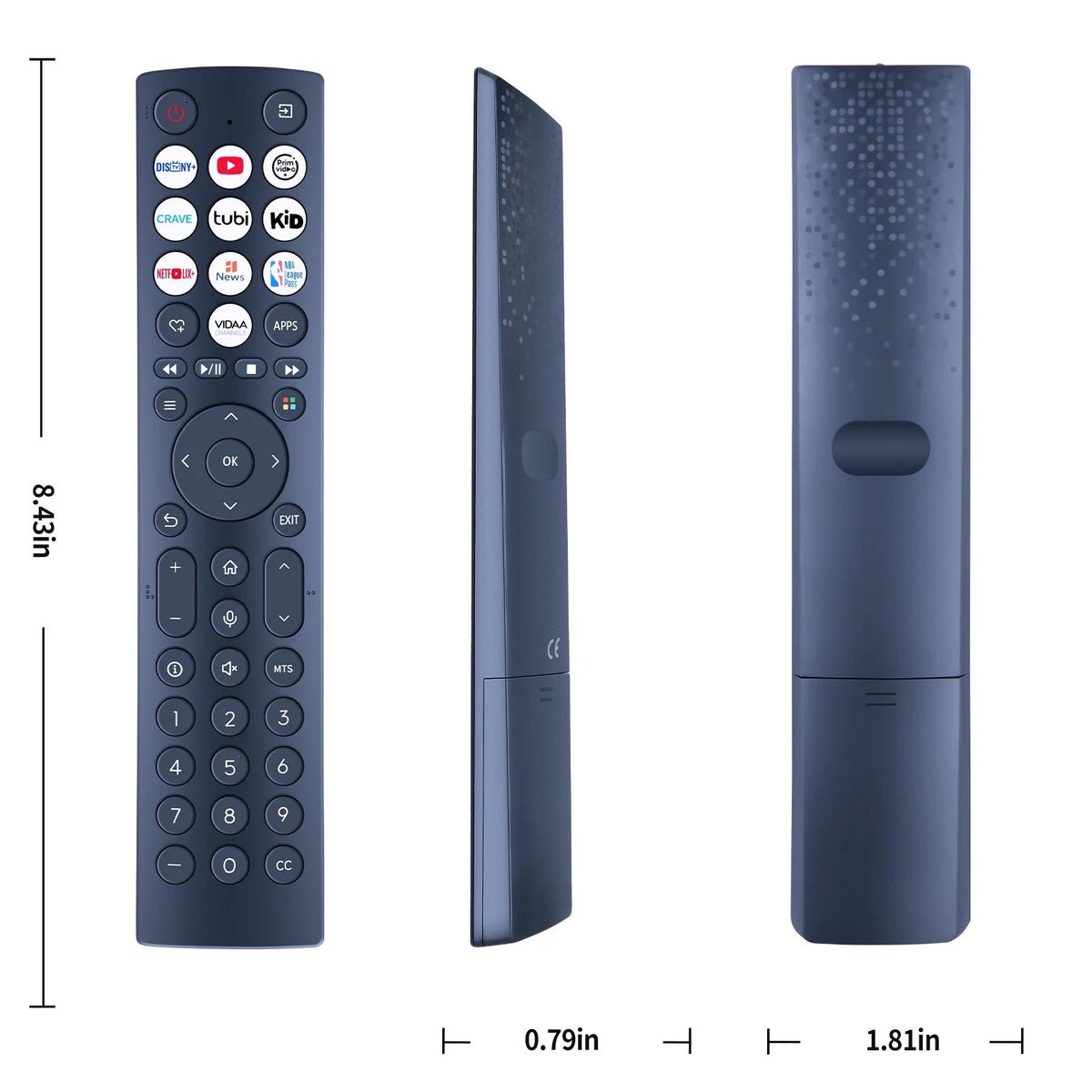 ERF2AP36H Replacement Remote Control For Hisense TV