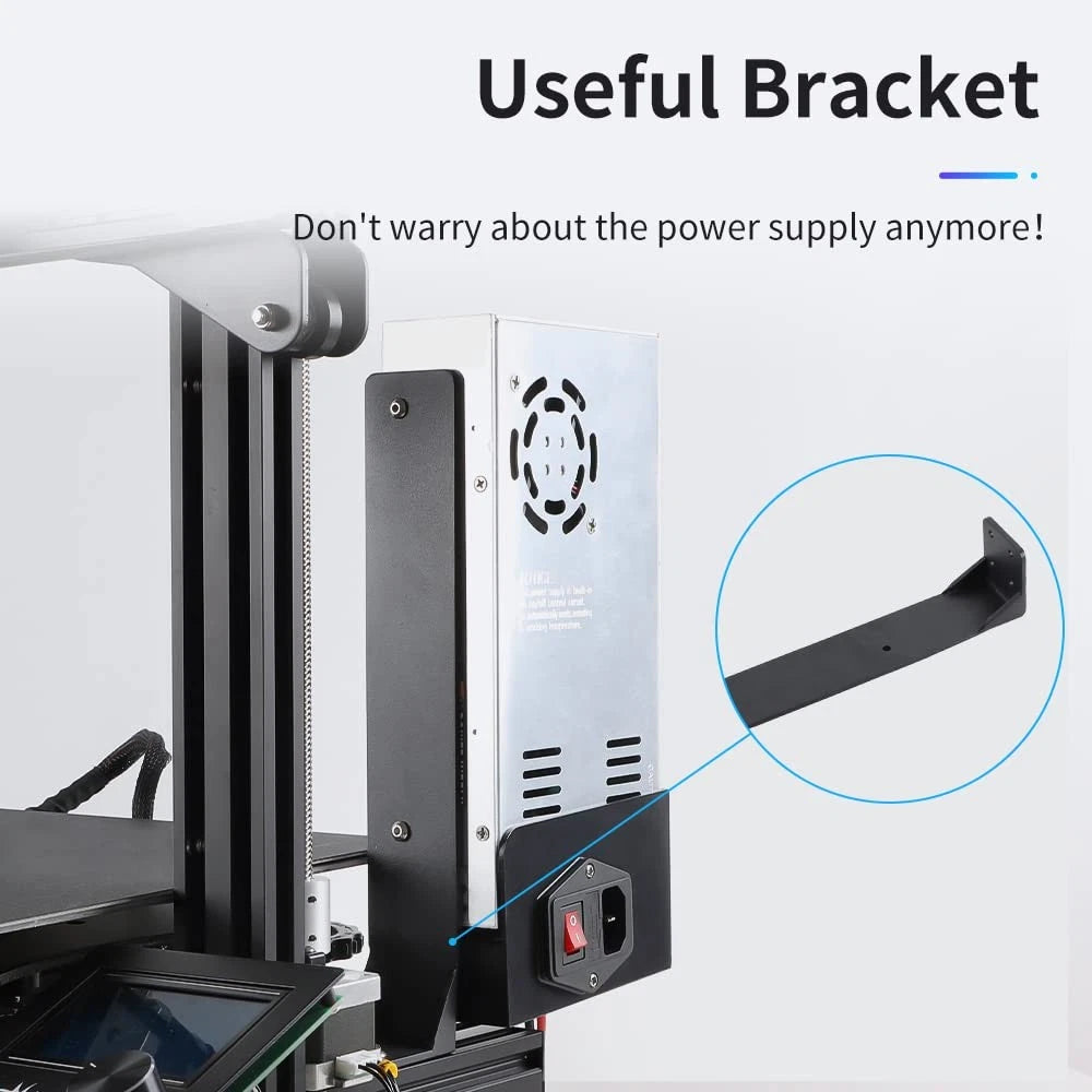 Creality 3D Official Printer Ender 3 Dual Z-axis Upgrade Kit with Lead Black