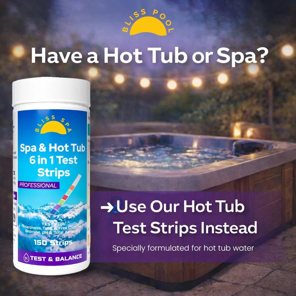 Pool Test Strips 7 in 1 (150 Strips) with App, Easy & Accurate Swimming Pool...