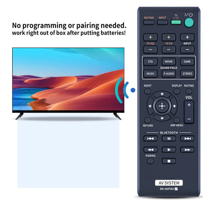 RM-ANP084 Remote Control For Sony Audio System HT-CT260 HT-CT260H HT-CT260HP