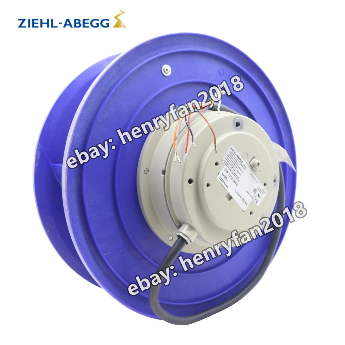 ZIEHL-ABEGG Fan RH28C-2DD.3I.CR 163827 400V 3~ 0.66/1.10KW IP54 Centrifugal Fan