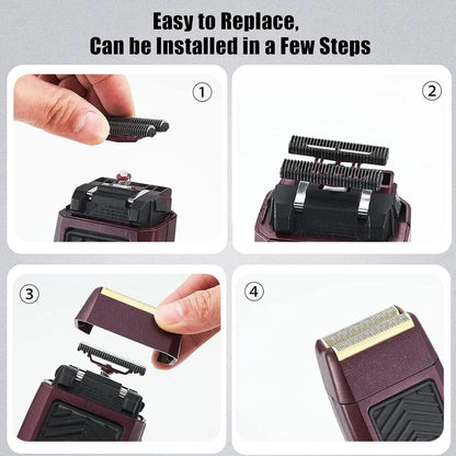 1 Pack Professional 5 Star Series Finale Shaver Replacement Foil and Red-6