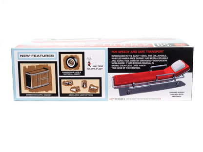 AMT 1959 Cadillac 1:25 scale, White, Clear, Transparent Red, Chrome-plated