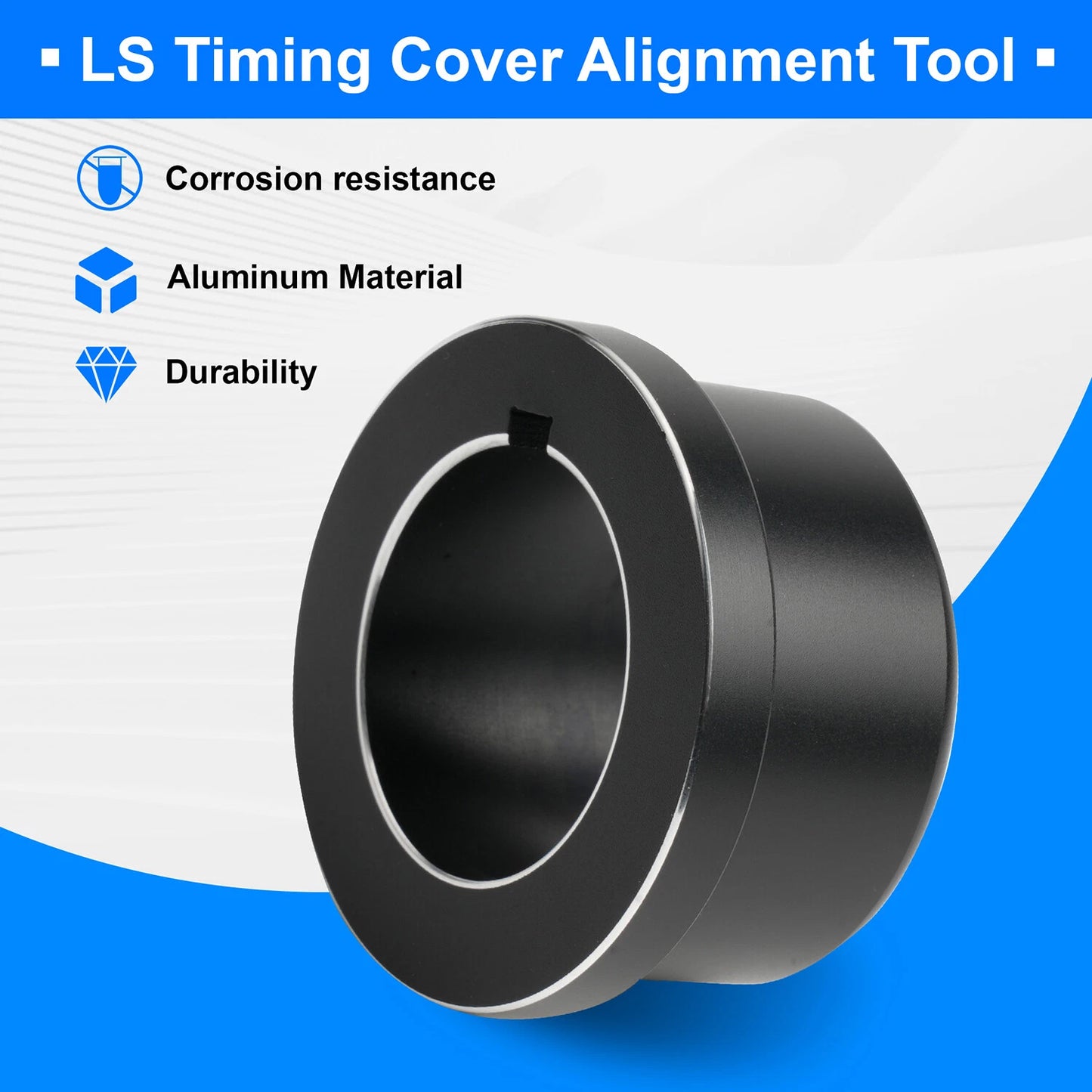 LS Timing Cover Alignment Tool Front Seal Installer for LS1 LS2 LS3 LS6 LQ4 LQ9