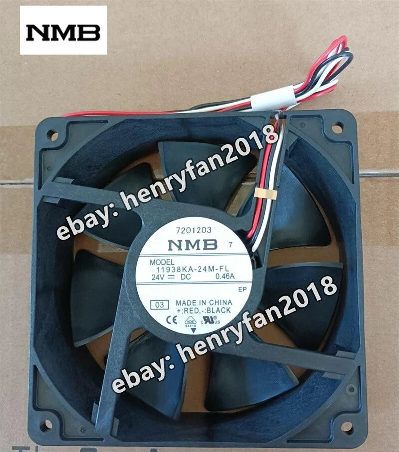 NMB Fan 11938KA-24M-FL DC 24V 0.46A Axial Cooling Fan Repalcement 4715KL-05W-B49