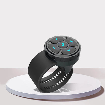 Wireless Bluetooth Media Button Remote Controller Car Motorcycle Bike Steering