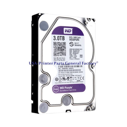 Fits For WD Purple 3TB WD30PURX 64MB SATA 3.5" Internal Desktop HDD PC CCTV