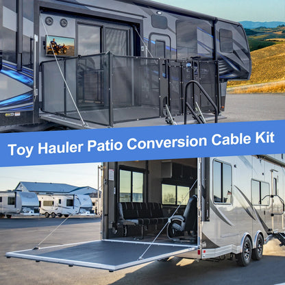 Conversion Cable Kit for Toy Hauler Patio Doors Easy to install