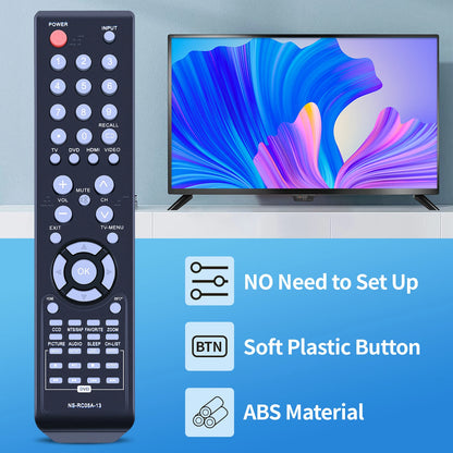 NS-RC05A-13 Remote Control For Insignia DVD Combo TV NS-19ED200NA14