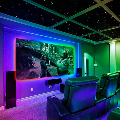 5M 16ft LED Strip Lights RGB 5050 Colour Changing Tape TV Cabinet Kitchen