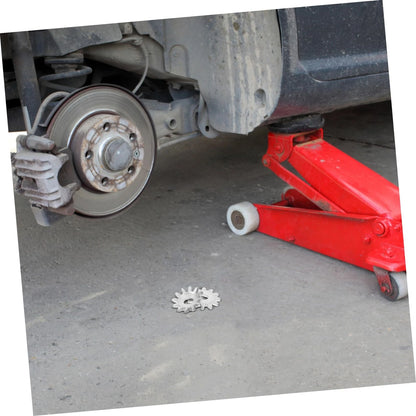 jojofuny Horizontal Hydraulic Jack Gear Repair Kit 4.50X4.50X0.40CM, Silver