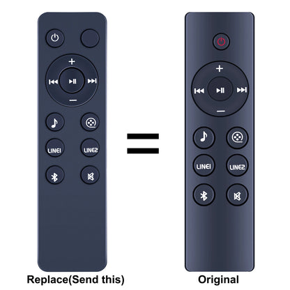 RC12B Remote Control For Edifier R1700BT Bluetooth Bookshelf Speakers 12 buttons