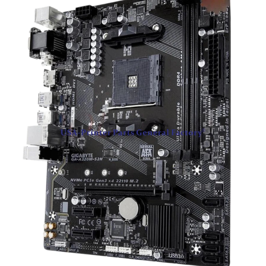 For Gigabyte Technology GA-A320M-S2H computer motherboard,AMD,AM4 socket,ddr