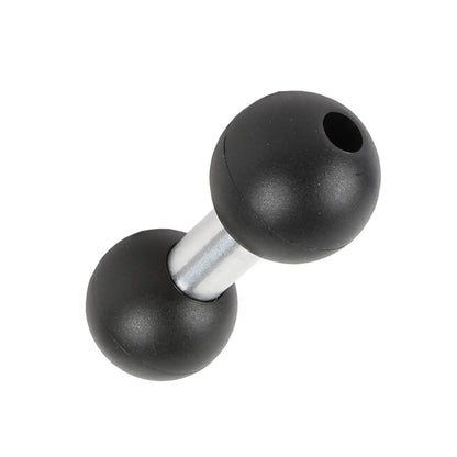 25mm to 25mm Double Ball Joint Adapter Flexible For Brackets Black