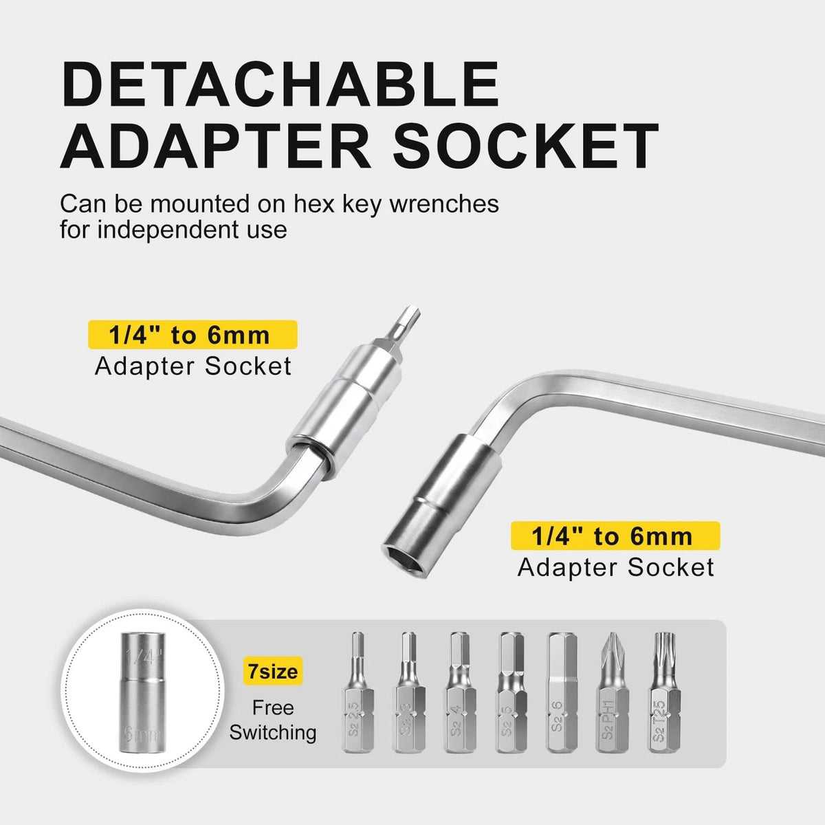 EMERK Bike Repair Tool Kit, Portable Multi with L-wrench Kit