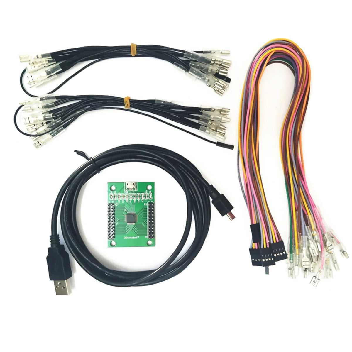 Arcade USB Encoder Controller 187 Wiring 2 Players DIY Kit For PI Mame PC PS3