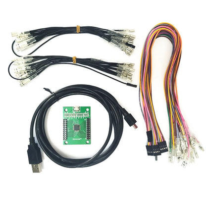Arcade USB Encoder Controller 187 Wiring 2 Players DIY Kit For PI Mame PC PS3