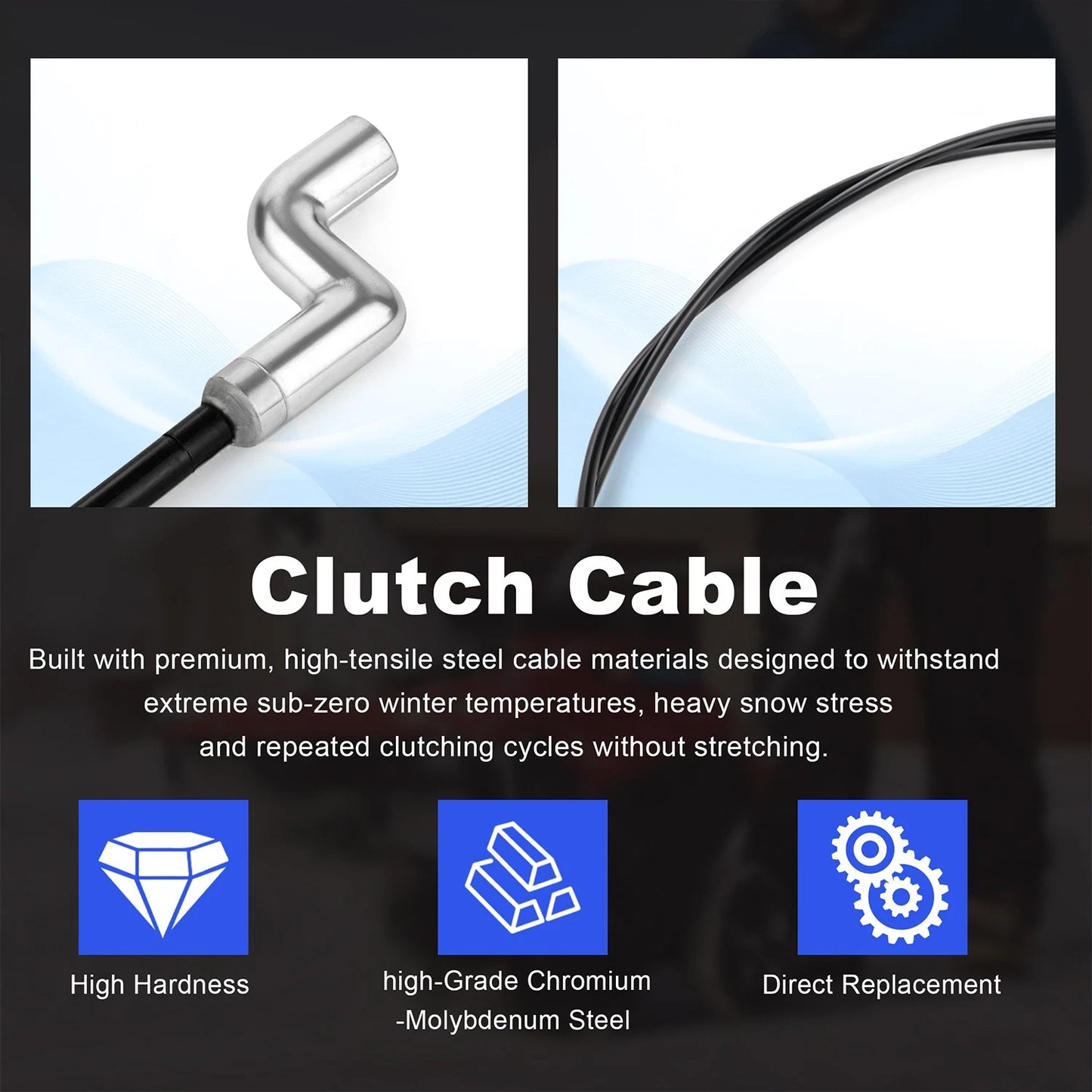 Clutch Cable 140-1000 for Toro  ES Quick Power Clear CCR C 821R 821QZE 721R
