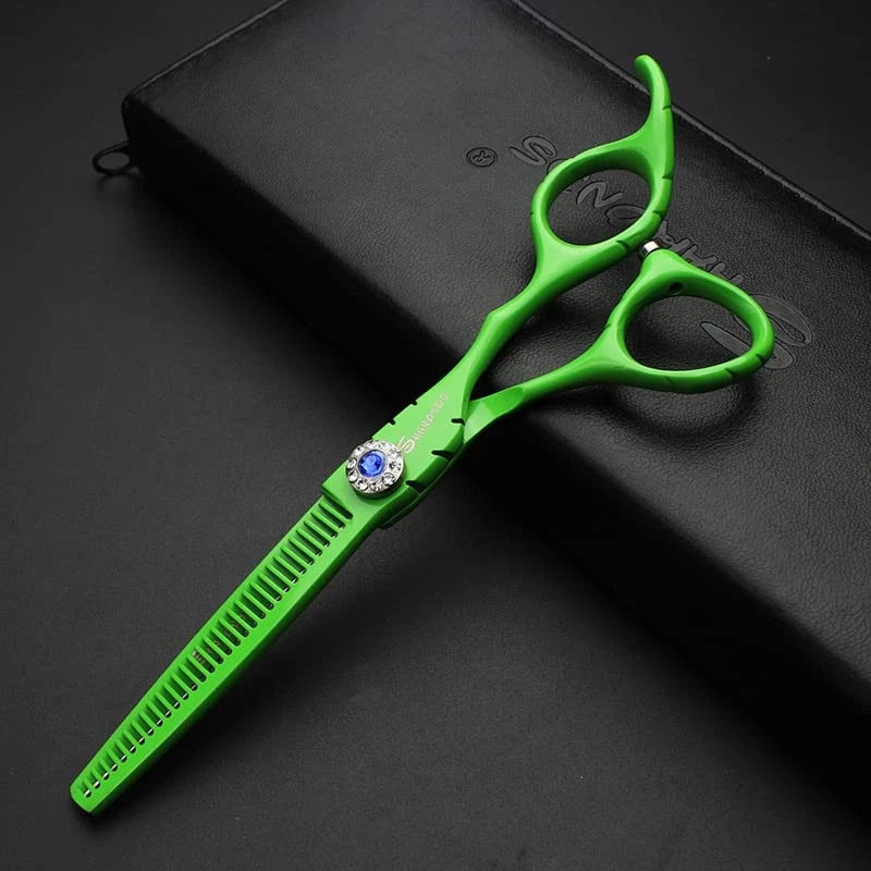 SHARONDS 6 Inch 440C High Hardness Stainless Steel Hair Scissors 6 2pc-c
