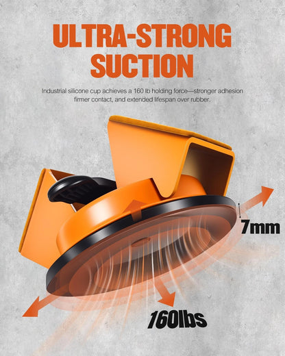 Atangee Floor Gap Fixer Tool for Laminate 5.1 x 5.3 x 4.3 inches, Orange