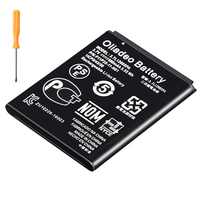 oliadeo TI-84 Plus CE Battery Replacement: for Texas Instruments TI Black