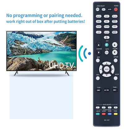 RC-1227 Remote Control For Denon AV Receiver AVR-X1400H AVR-X1600H AVR-S730H