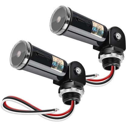 Weatherproof Photocell Sensor Outdoor Dusk to Dawn Light Switch 120V 1000W