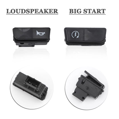 Mokuo Motorcycle Handle Switch Button in PP Material Compatible with Chinese...