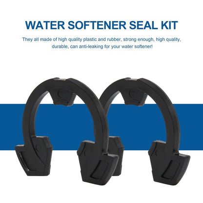 MEFONKOU 1" Water Softener Clips 7337589 Fit for GE/Kenmore Eco-Pure Black
