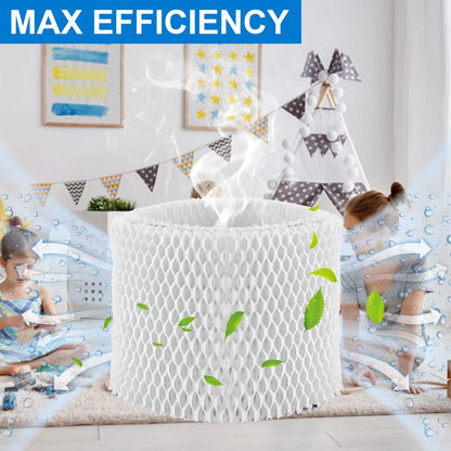 WF2 Humidifier Filter Replacement for Vicks V3500 V3100 V3900 V3700 white