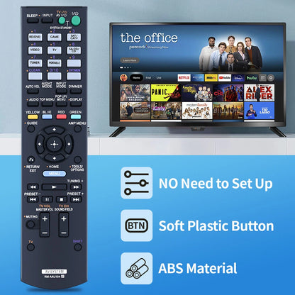 RM-AAU104 Remote Control For Sony AV Receiver STRDH520 HT-DDW3500 STR-KM3500
