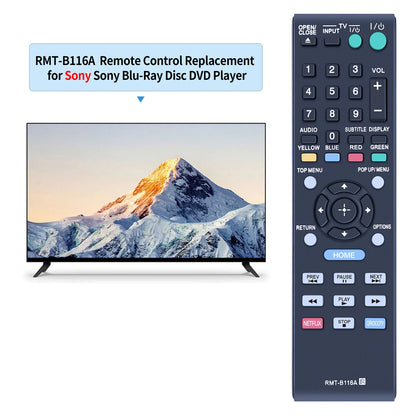 RMT-B116A Remote Control For Sony Player BDP-BX58 BDP-BX38 BDP-S280