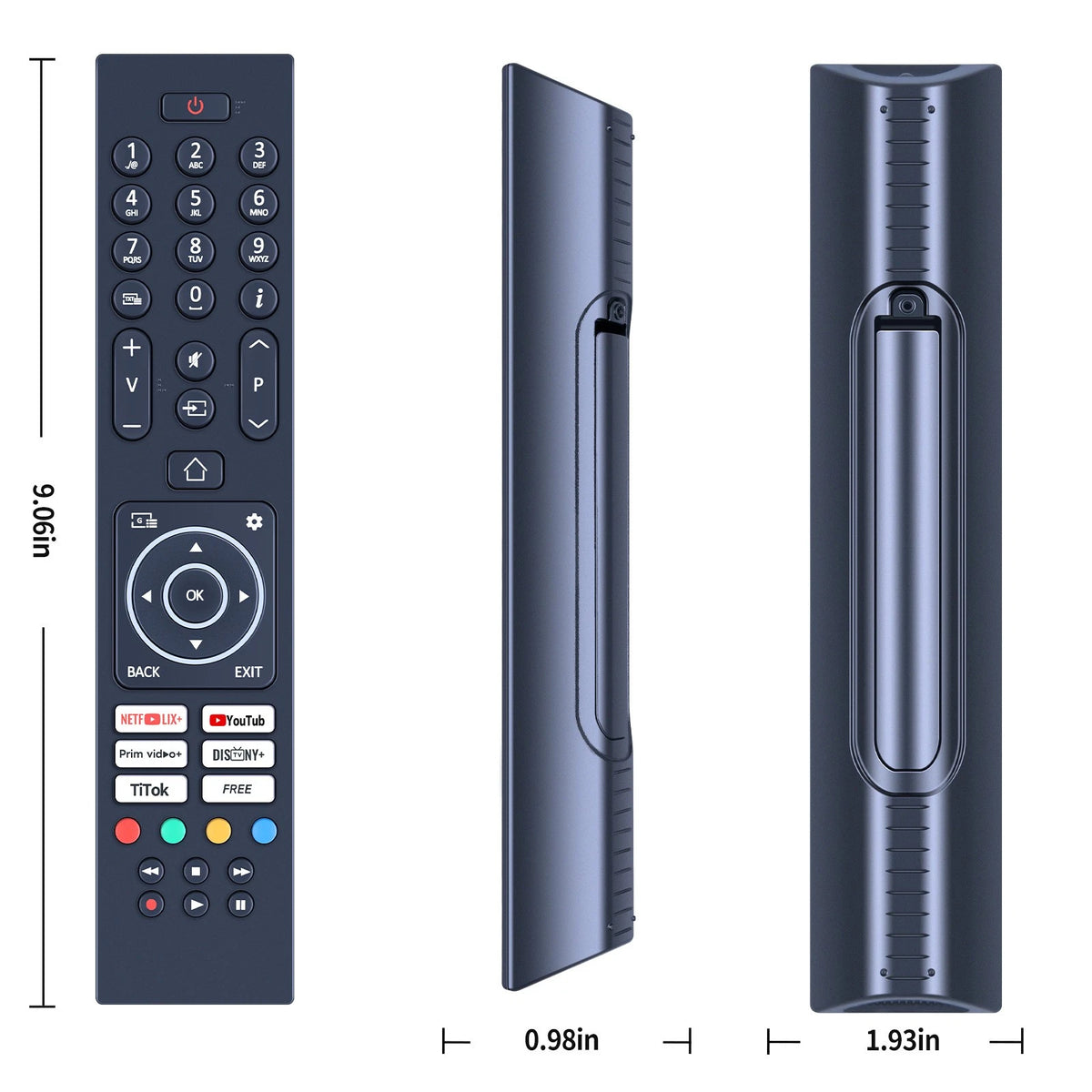 RM-C3616 Replacement Remote Control For JVC LT-43VF7555 Smart TV