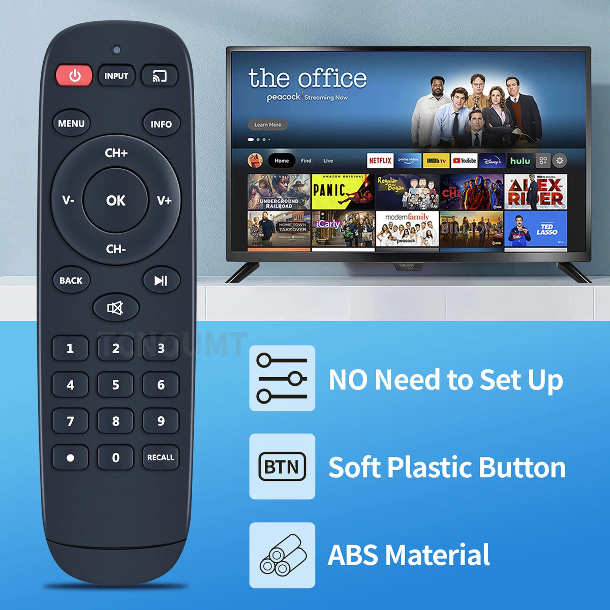 HTRE-A17C For Haier TV Remote Control 65UG6550G 75UG6550G 8142025170003