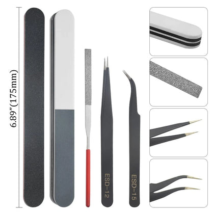 BXQINLENX Professional 8 PCS Model Tools Kit Modeler Basic Small, Assorted