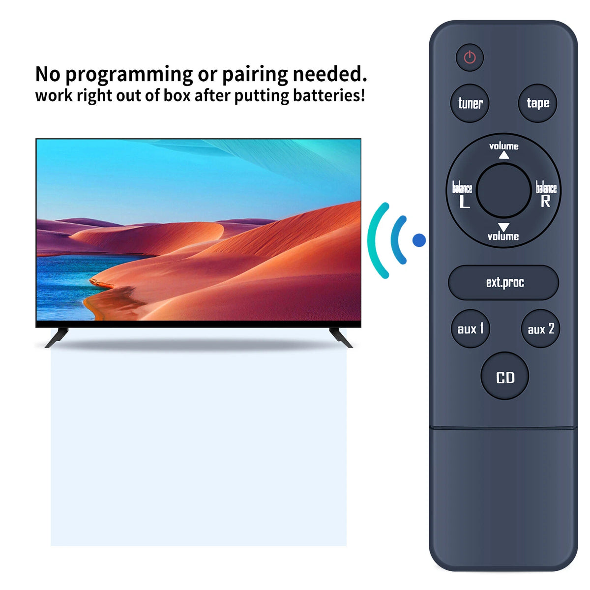 GFP-750 Replacement Remote Control For ADCOM Preamplifiers GFP750