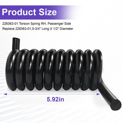 ‌226363-01 Liftgate Torsion Spring RH,Passenger Side for Maxon GPT,GPTLR & GPTWR